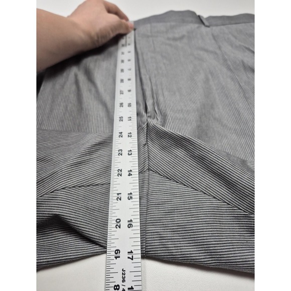 Asher Reserve Dress Pants Mens 44x36 Gray Wool Cotton Pleated Straight USA NWT - Picture 8 of 11